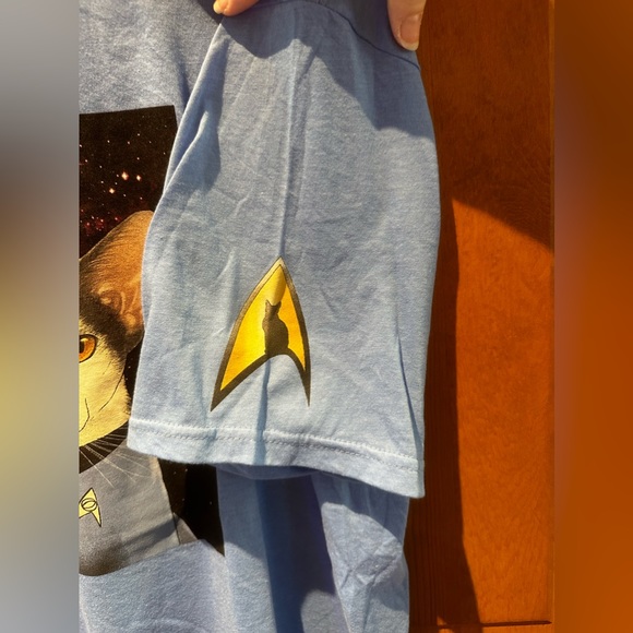 NEW!! Mens Classic Spock Trek Cat Tee - Picture 4 of 6
